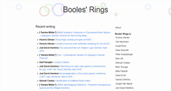 Desktop Screenshot of boolesrings.org